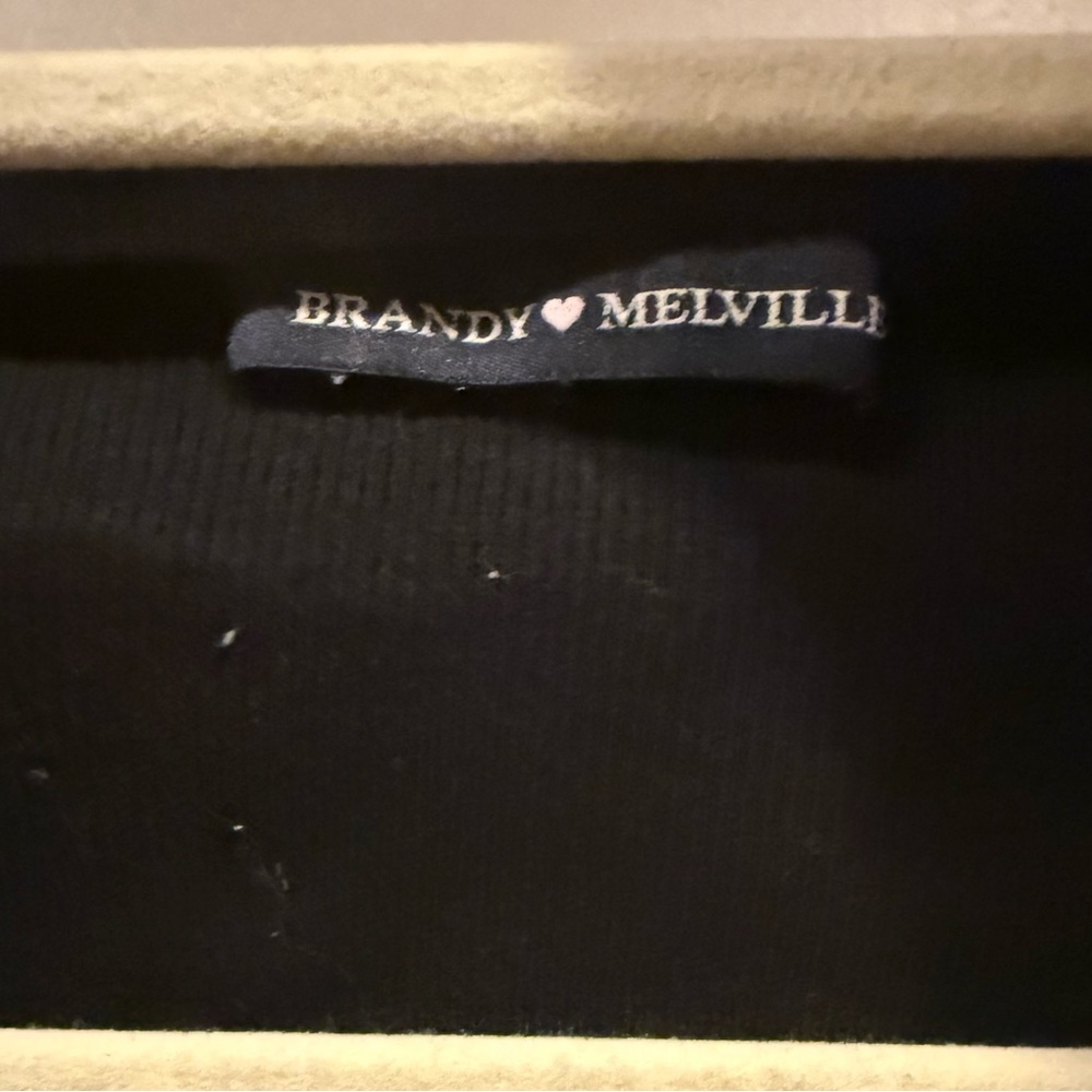 Brandy Melville Black Long Sleeve Top - Picture 3 of 3
